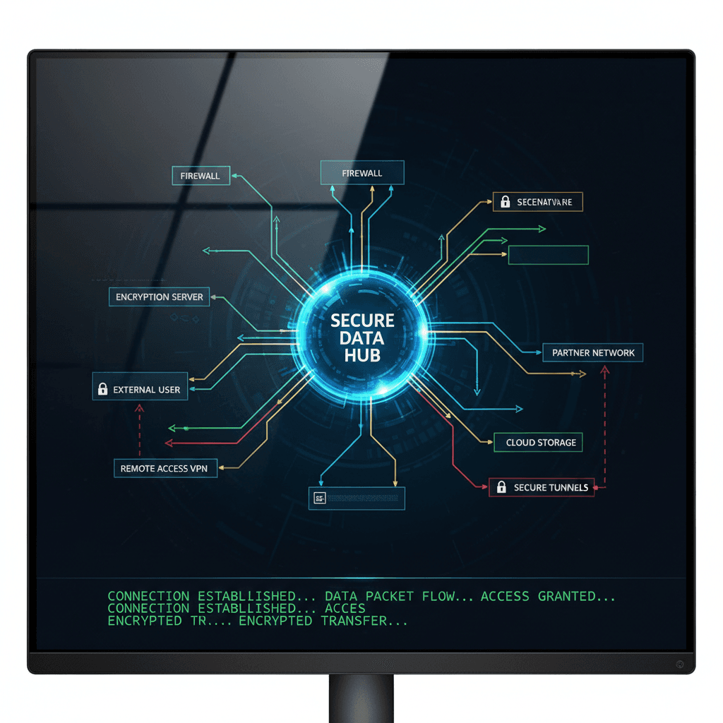 Secure network map tracing source connections