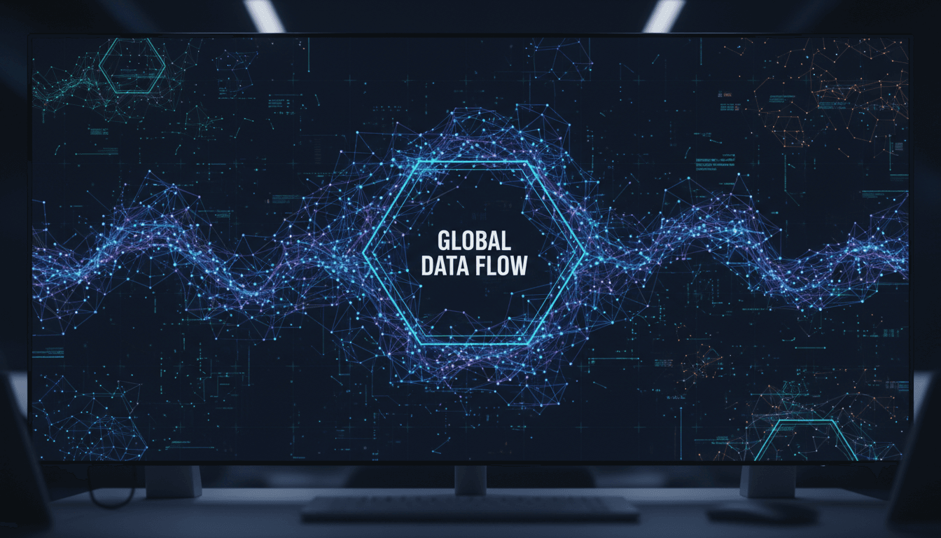Semantic consensus visualization showing connected data patterns