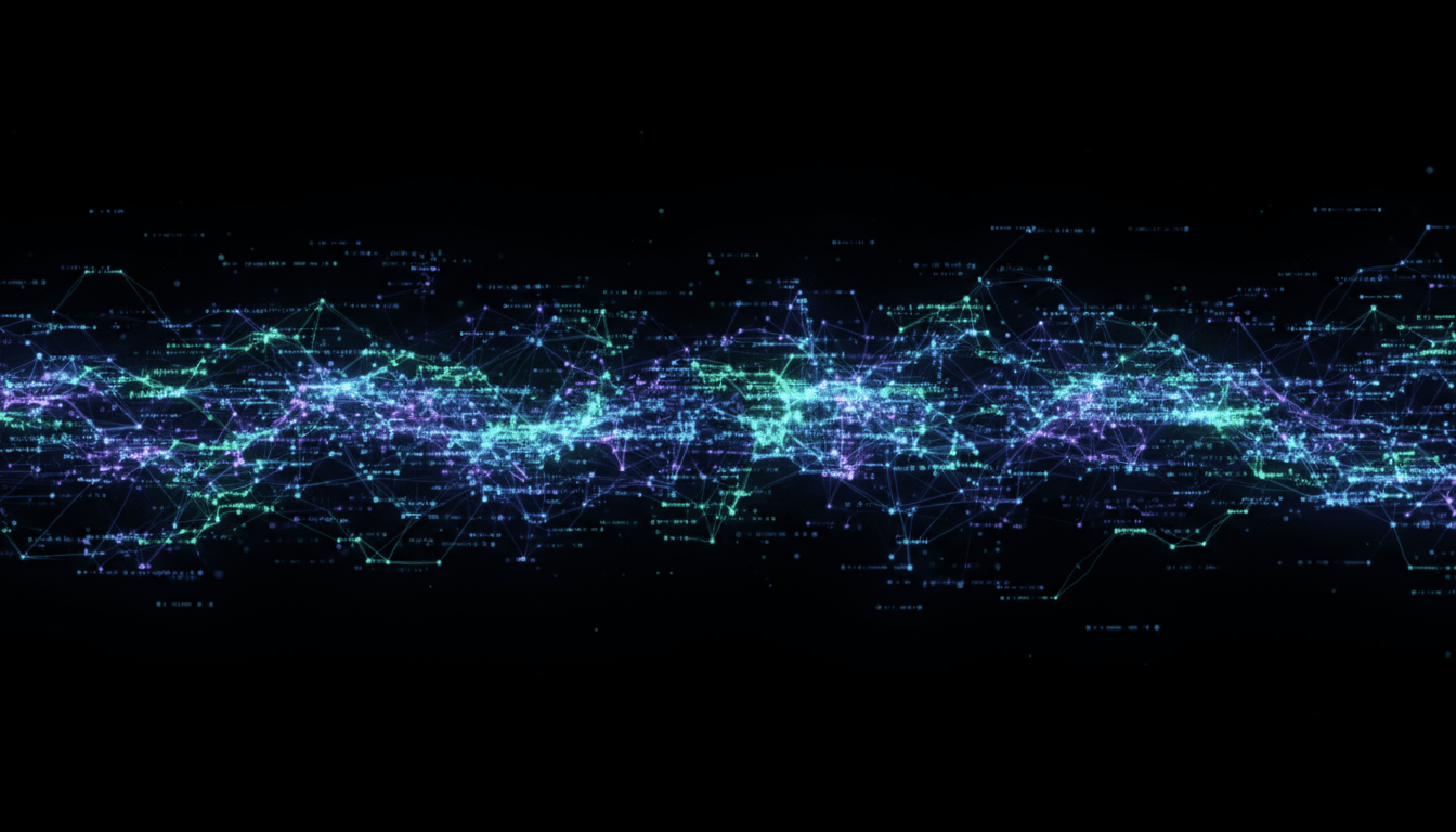 Digital data streams and network nodes representing automated research orchestration